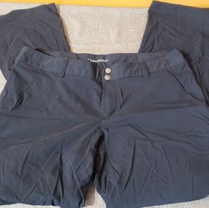 Columbia Size 12 Womens Black Hiking Pants